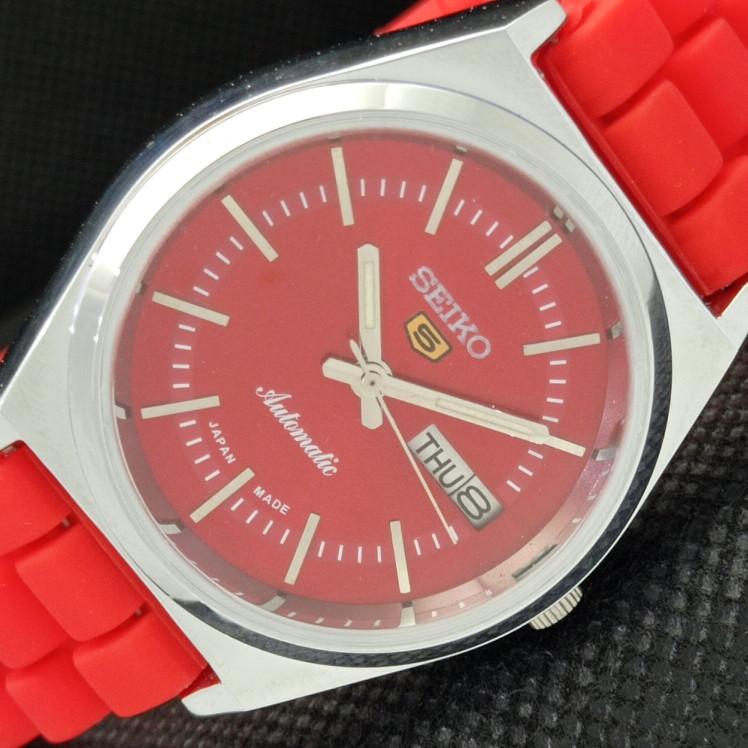 REFURBISHED VINTAGE SEIKO 5 AUTO 6309A JAPAN MENS D/D RED WATCH 593c-a314837-9 SKU593c-a314837
REFURBISHED VINTAGE SEIKO 5 AUTO 6309A JAPAN MENS D/D RED WATCH 593c-a314837-9 SKU593c-a314837