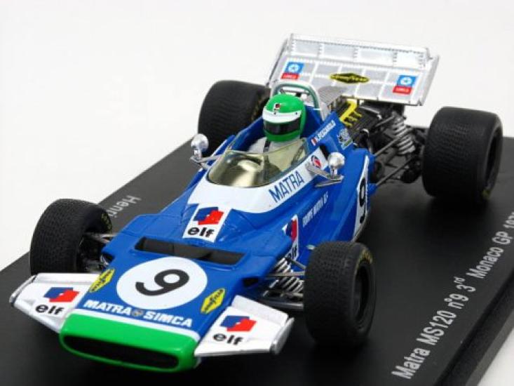 Matra MS120 70 F1 Monaco GP 3 место Пескароло Завершенное изделие #9 H. (1/43 S1601) 
Matra MS120 70 F1 Monaco GP 3 место Пескароло Завершенное изделие #9 H. (1/43 S1601)