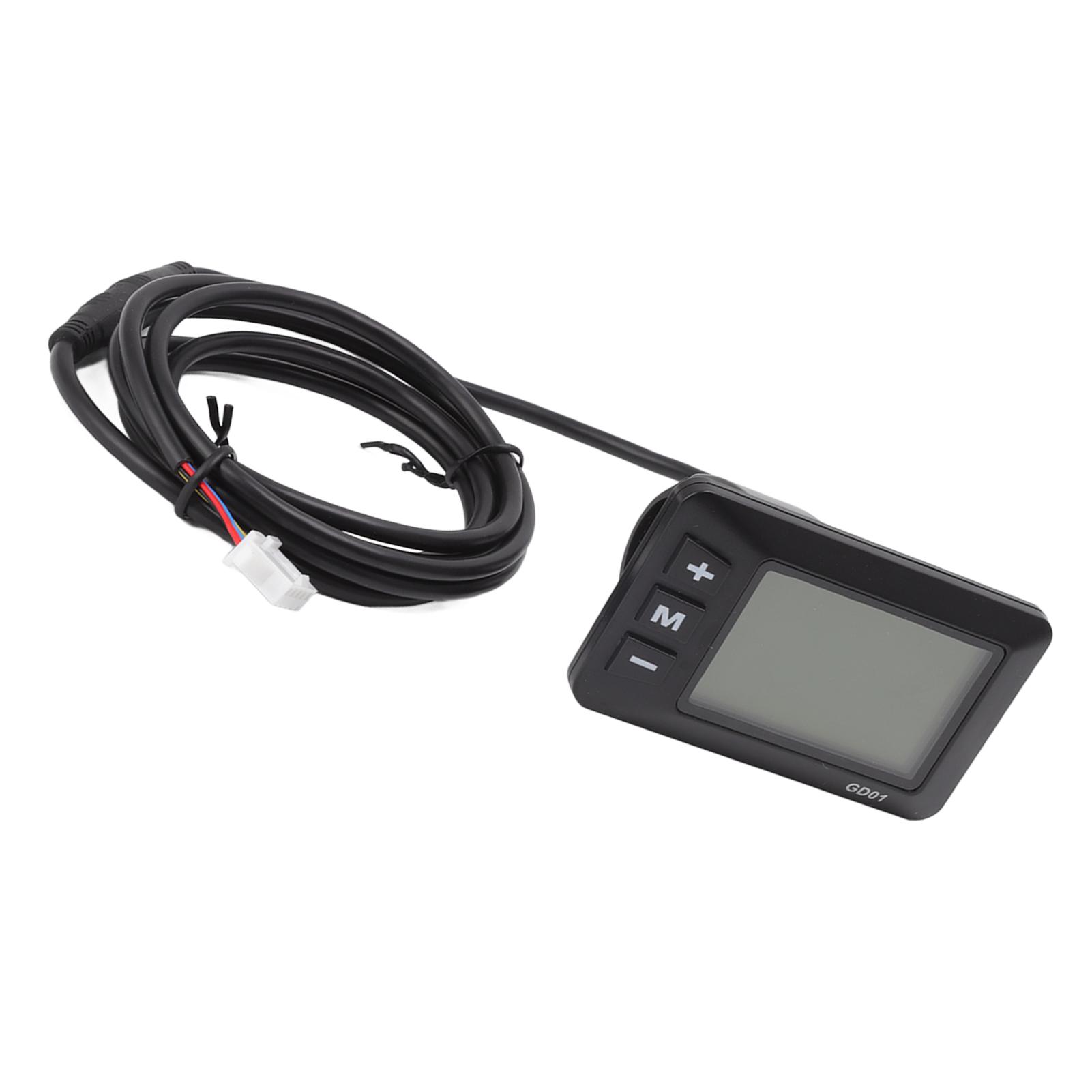 24V 36V 48V Electric Bike LCD GD01 Display Panel Bike Modification Accessories with Waterproof Connector
24V 36V 48V Electric Bike LCD GD01 Display Panel Bike Modification Accessories with Waterproof Connector