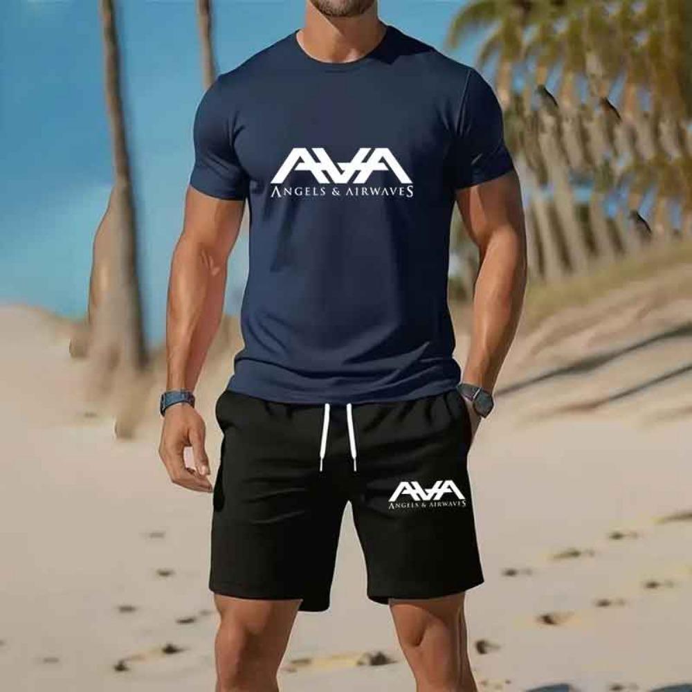 European Sportswear Set, Round Neck Short Sleeved Shorts Set, Men s Running T-shirt Set, Men s Clothing, Summer T-shirt Set, Men s Clothing XXL
European Sportswear Set, Round Neck Short Sleeved Shorts Set, Men s Running T-shirt Set, Men s Clothing, Summer T-shirt Set, Men s Clothing XXL