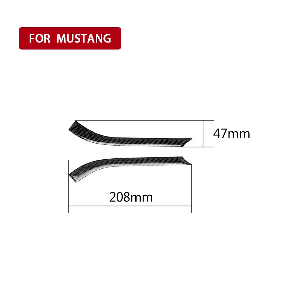 Mustang Carbon Fiber Window Switch Panel Decoration
Mustang Carbon Fiber Window Switch Panel Decoration