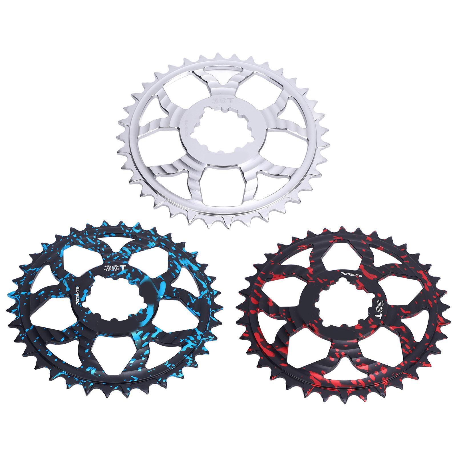 36T Bike Chainring 7075 Aluminum Alloy Lightweight Positive Negative Tooth Round Chainwheel for GXP Blue Black Camo
36T Bike Chainring 7075 Aluminum Alloy Lightweight Positive Negative Tooth Round Chainwheel for GXP Blue Black Camo