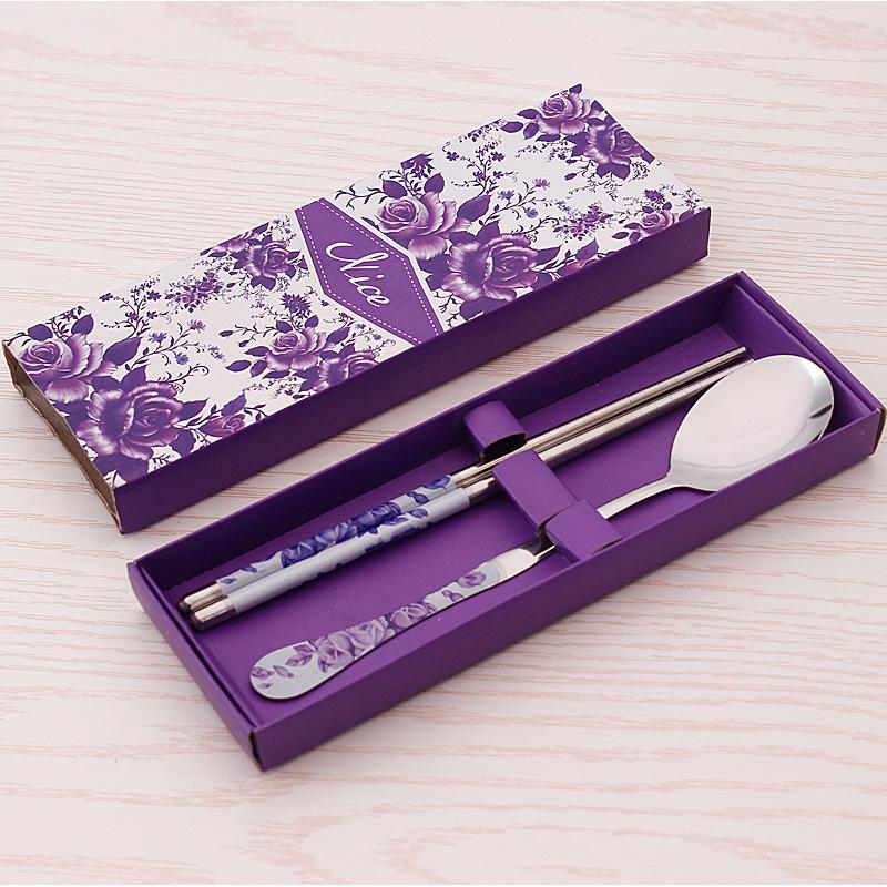 Blue and White Stainless Steel Portable Cutlery Set: Spoon, Chopsticks, Fork - Ideal for Students & Travel
Blue and White Stainless Steel Portable Cutlery Set: Spoon, Chopsticks, Fork - Ideal for Students & Travel