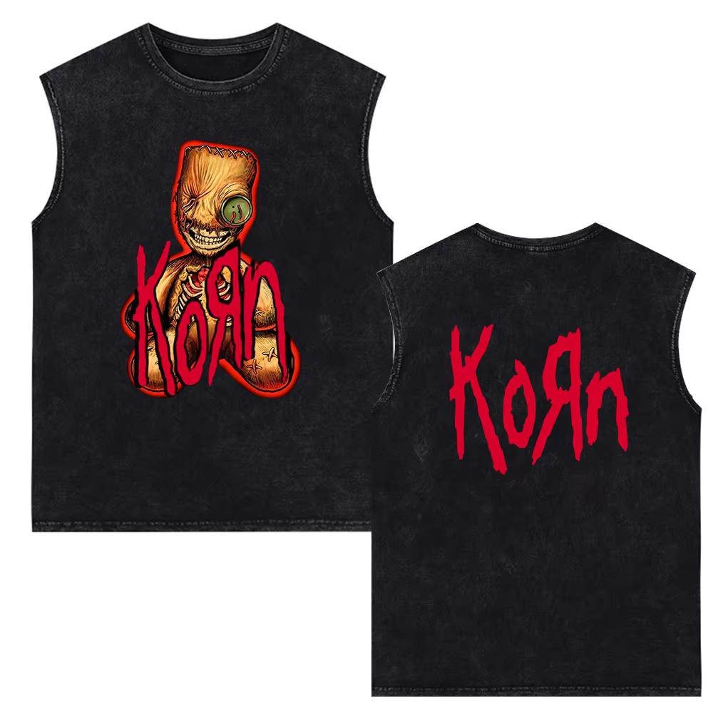 Korn Рок-группа Винтажная выстиранная майка Мужская мода Металл Готика Безрукавка Хлопок Футболки оверсайз Одежда для спортзала 3XL
Korn Рок-группа Винтажная выстиранная майка Мужская мода Металл Готика Безрукавка Хлопок Футболки оверсайз Одежда для спортзала 3XL