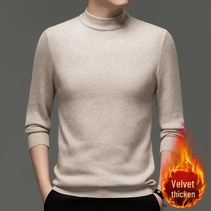Men s Winter Velvet Fleece Knitwear: Half-High Collar Solid Base Layer Sweater 4XL верблюд
Men s Winter Velvet Fleece Knitwear: Half-High Collar Solid Base Layer Sweater 4XL верблюд