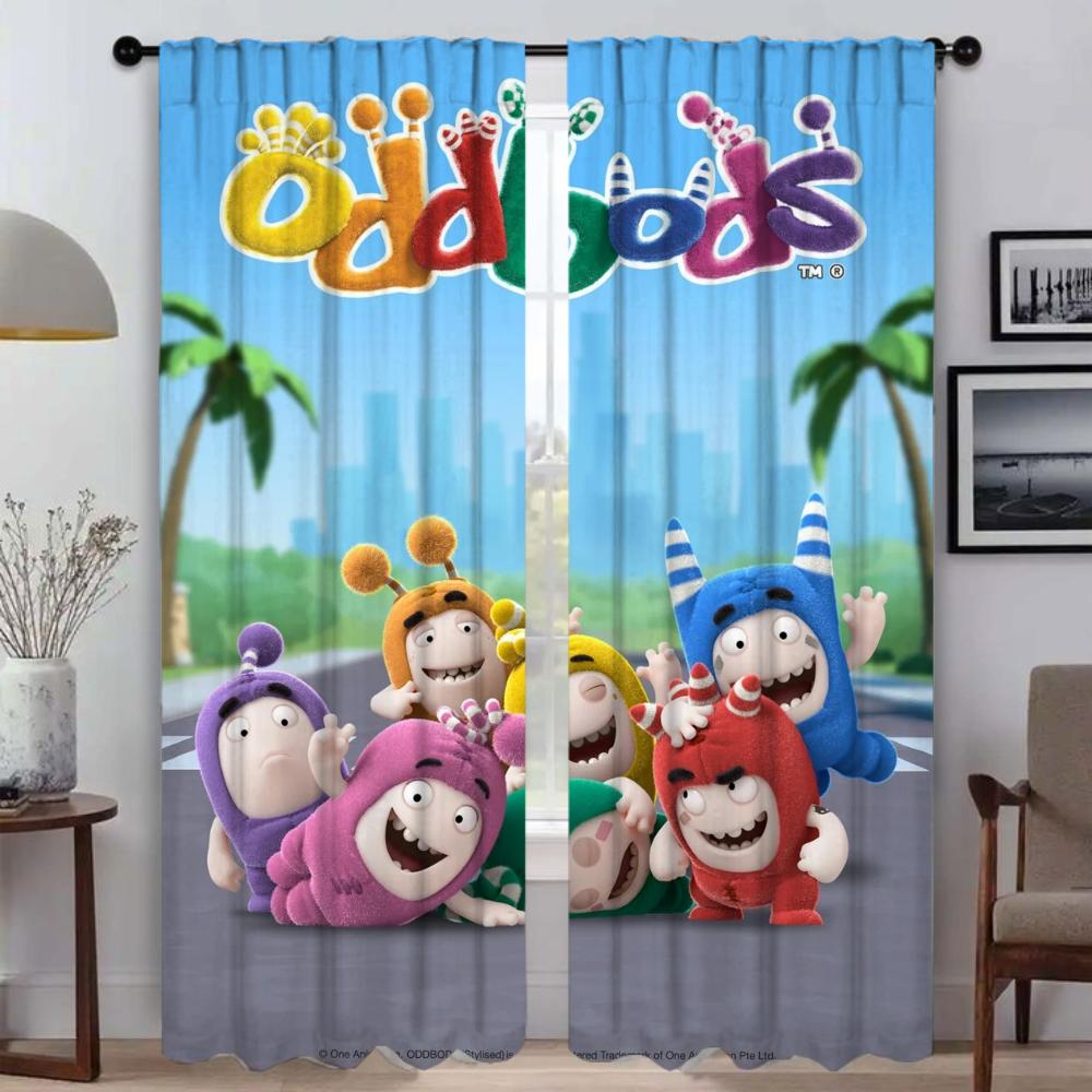 Light Blocking Oddbods Halloween Decoration Home Interior Curtains Living Room Curtain Panel Partition Shades Kitchen Polyester Washable Area Ready W100*H130(CM)-Hooks&2PCS
Light Blocking Oddbods Halloween Decoration Home Interior Curtains Living Room Curtain Panel Partition Shades Kitchen Polyester Washable Area Ready W100*H130(CM)-Hooks&2PCS