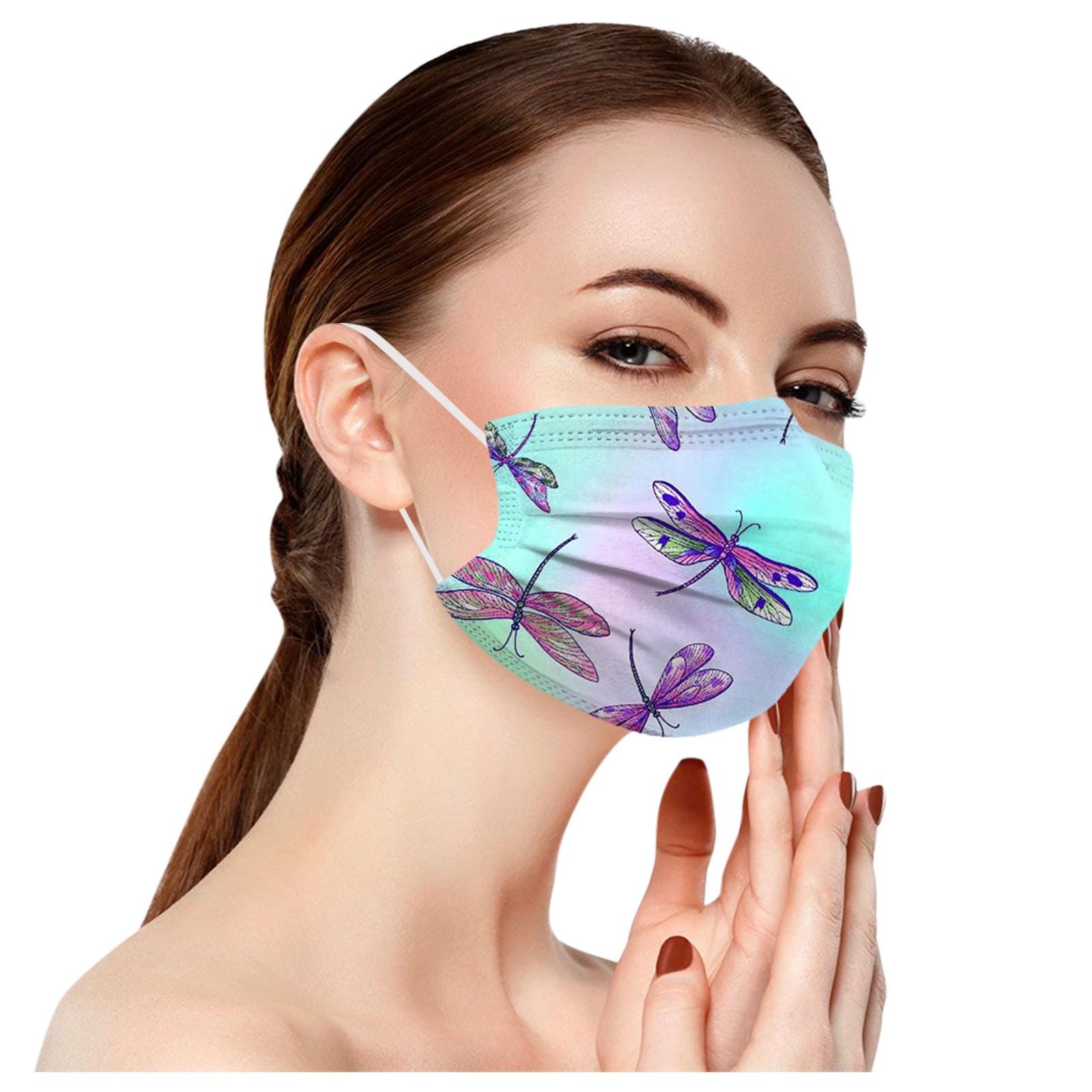 10 шт. Защитная трехслойная одноразовая маска для лица с принтом для взрослых One size
10 шт. Защитная трехслойная одноразовая маска для лица с принтом для взрослых One size