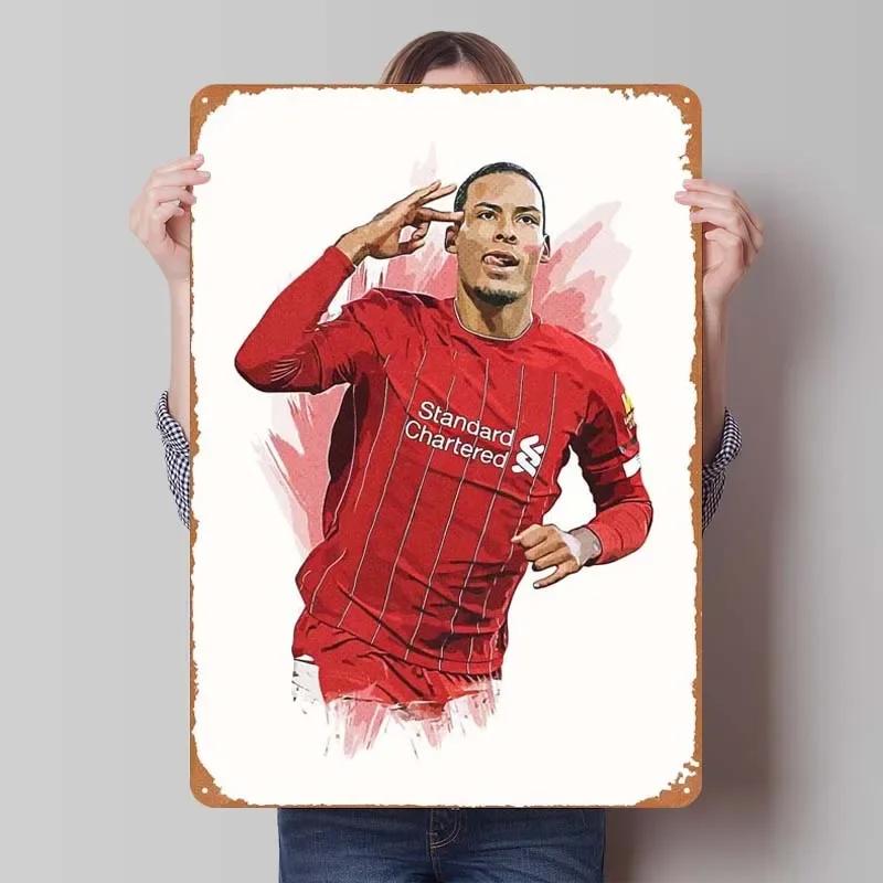 Вирджил ван Дейк Жестяная табличка Спортивный постер Внутренняя отделка Винтажная металлическая табличка для настенного художественного оформления Домашний декор 7.9x11.8In(20x30cm)
Вирджил ван Дейк Жестяная табличка Спортивный постер Внутренняя отделка Винтажная металлическая табличка для настенного художественного оформления Домашний декор 7.9x11.8In(20x30cm)