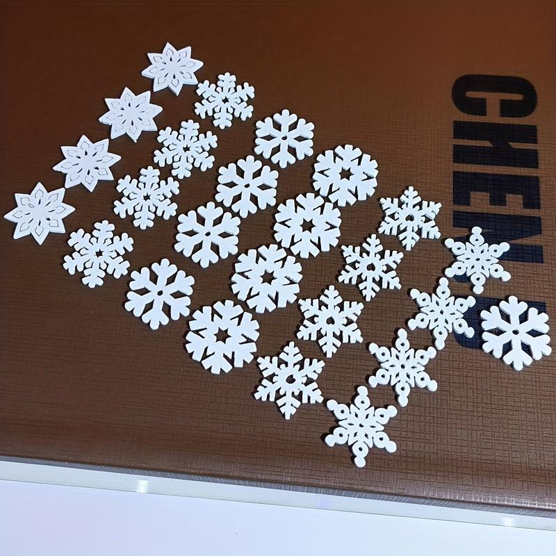 Премиальный набор из 50 штук Рождественская снежинка Деревянная вырубка Форма Идеально подходит для изготовления открыток своими руками и скрапбукинга Праздничное украшение комнаты белый
Премиальный набор из 50 штук Рождественская снежинка Деревянная вырубка Форма Идеально подходит для изготовления открыток своими руками и скрапбукинга Праздничное украшение комнаты белый