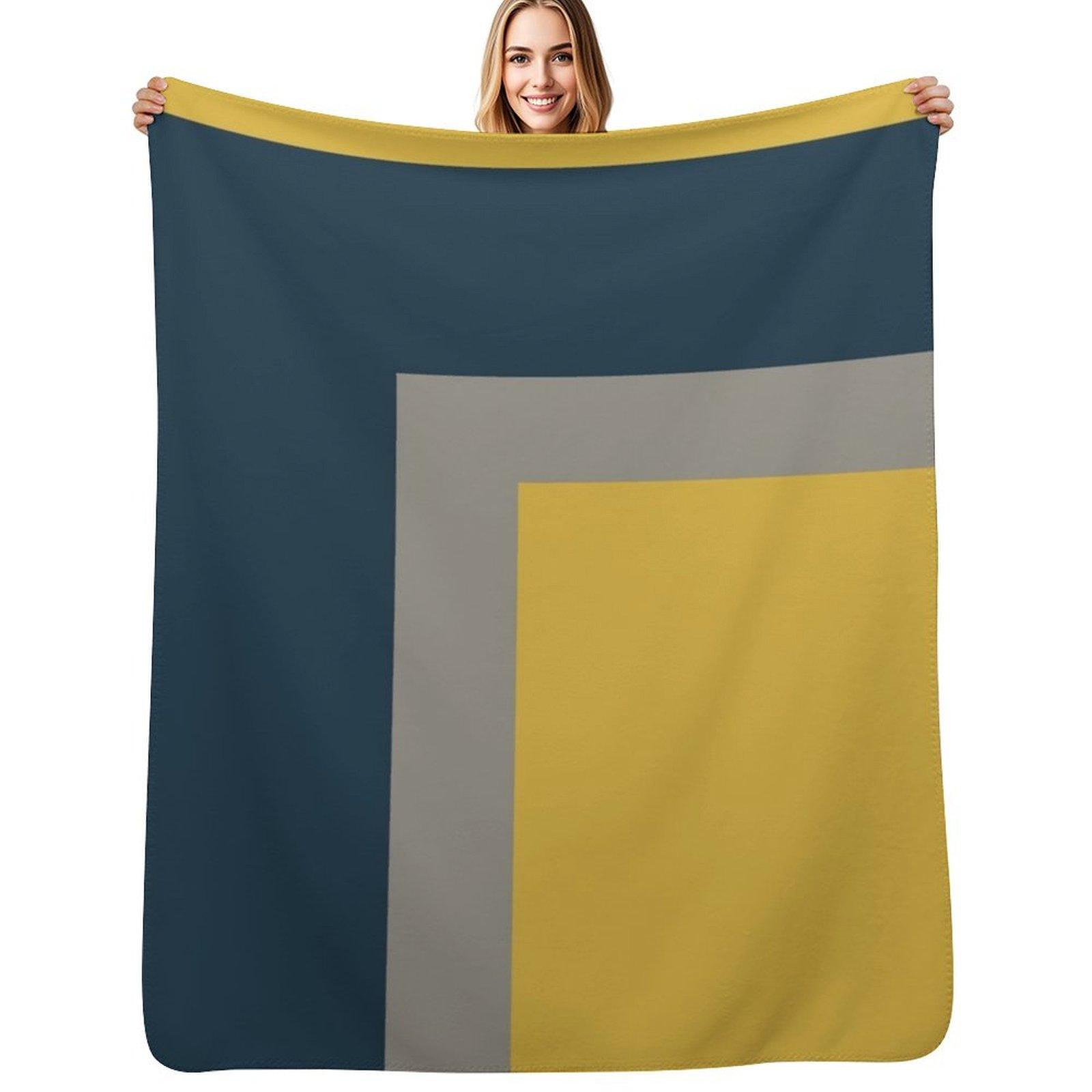 Half Frame Minimalist Geometric Pattern 2 in Mustard Yellow Navy Blue and Grey Throw Blanket Birthday gift for mom 102x76cm(40x30in)
Half Frame Minimalist Geometric Pattern 2 in Mustard Yellow Navy Blue and Grey Throw Blanket Birthday gift for mom 102x76cm(40x30in)