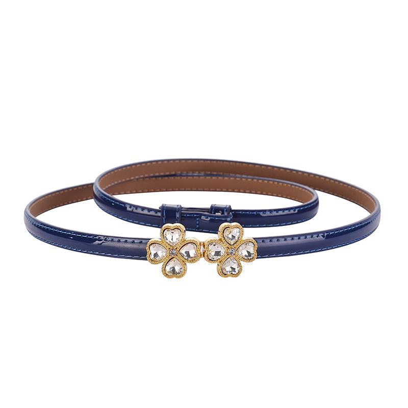 Mei Rhinestone-embellished adjustable women s genuine leather belt - slim cowhide waist belt синій
Mei Rhinestone-embellished adjustable women s genuine leather belt - slim cowhide waist belt синій