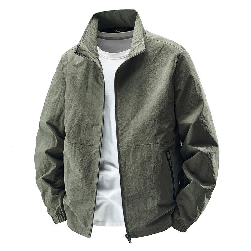 Summer Breathable Sunscreen Jacket Sports and Leisure Outdoor Stand-up Collar Large Size Zipper Jacket Men S зелений
Summer Breathable Sunscreen Jacket Sports and Leisure Outdoor Stand-up Collar Large Size Zipper Jacket Men S зелений