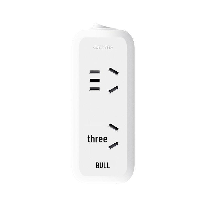 Multi-Function Bull Power Strip GN-93120: One-to-Many Socket Converter and Plug
Multi-Function Bull Power Strip GN-93120: One-to-Many Socket Converter and Plug