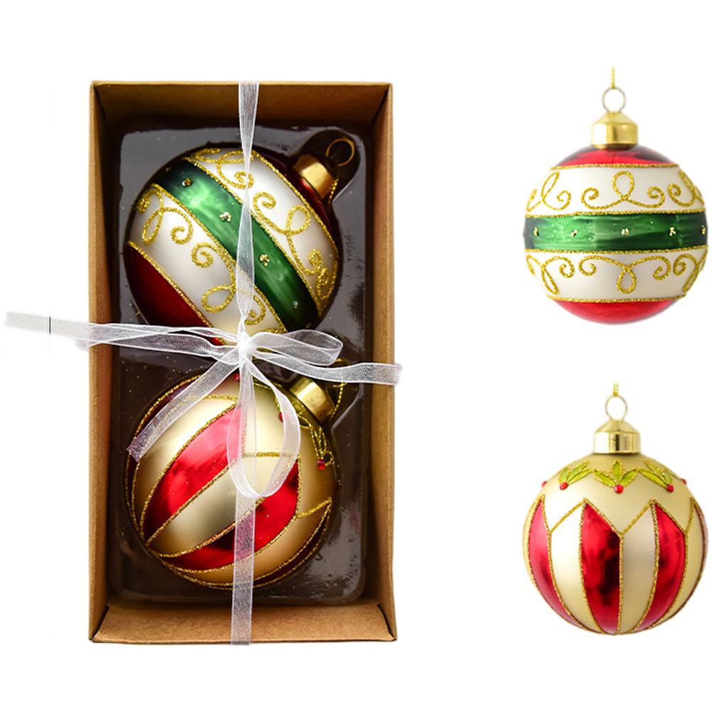 Christmas Ornament Glass Ball Hanging Decorations Modern Look Style B
Christmas Ornament Glass Ball Hanging Decorations Modern Look Style B
