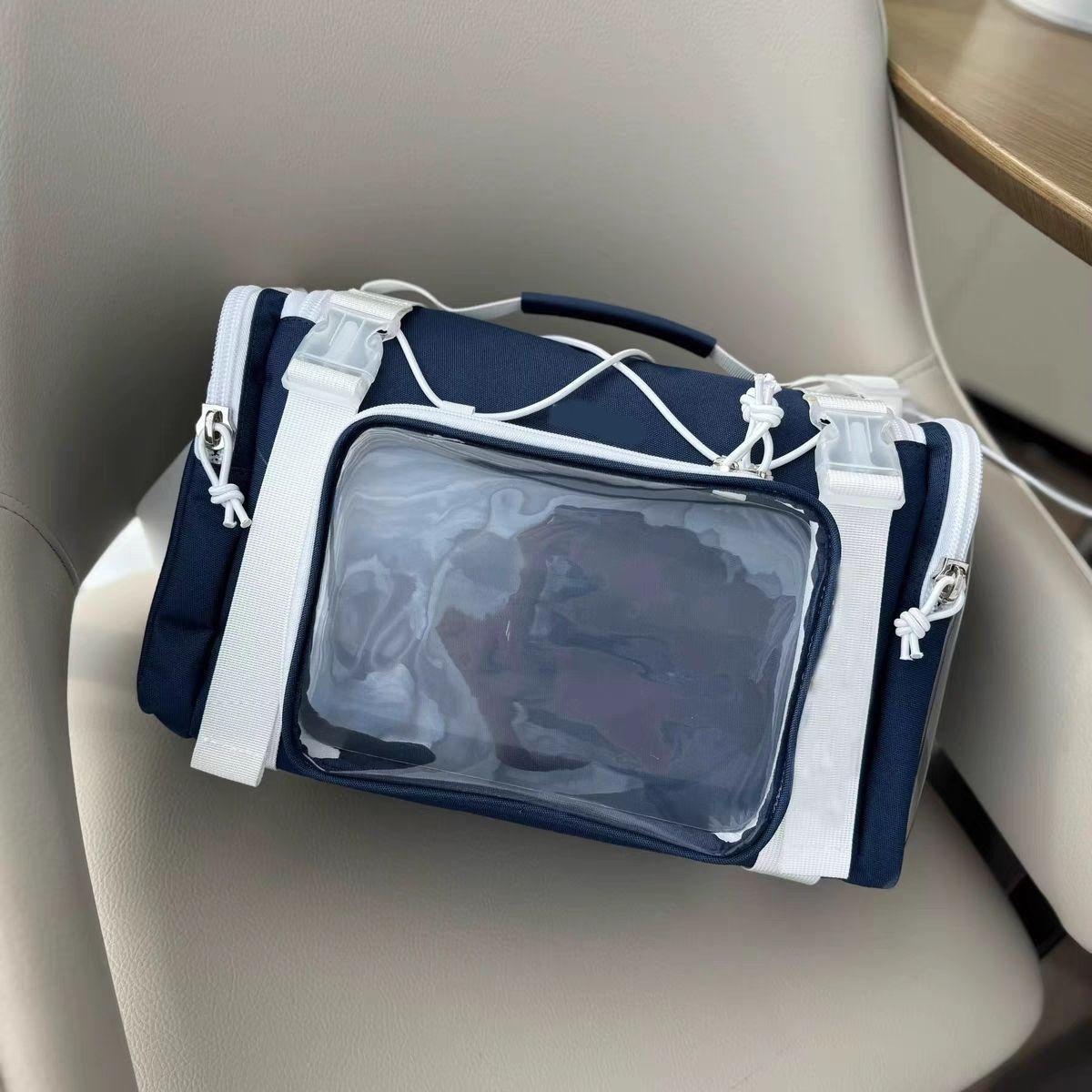Spacious Multi-Pocket Clear Ita Bag Women Sporty Commuter Crossbody Purse Ladies Trendy Anime Large Capacity Shoulder Bag 2025 35.5x22.5x14.5cm синий
Spacious Multi-Pocket Clear Ita Bag Women Sporty Commuter Crossbody Purse Ladies Trendy Anime Large Capacity Shoulder Bag 2025 35.5x22.5x14.5cm синий