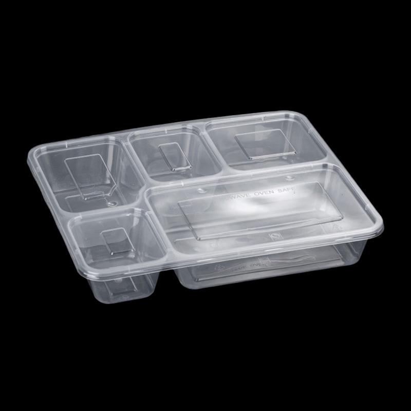Disposable 5-Compartment Lunch Boxes with Lids
Disposable 5-Compartment Lunch Boxes with Lids
