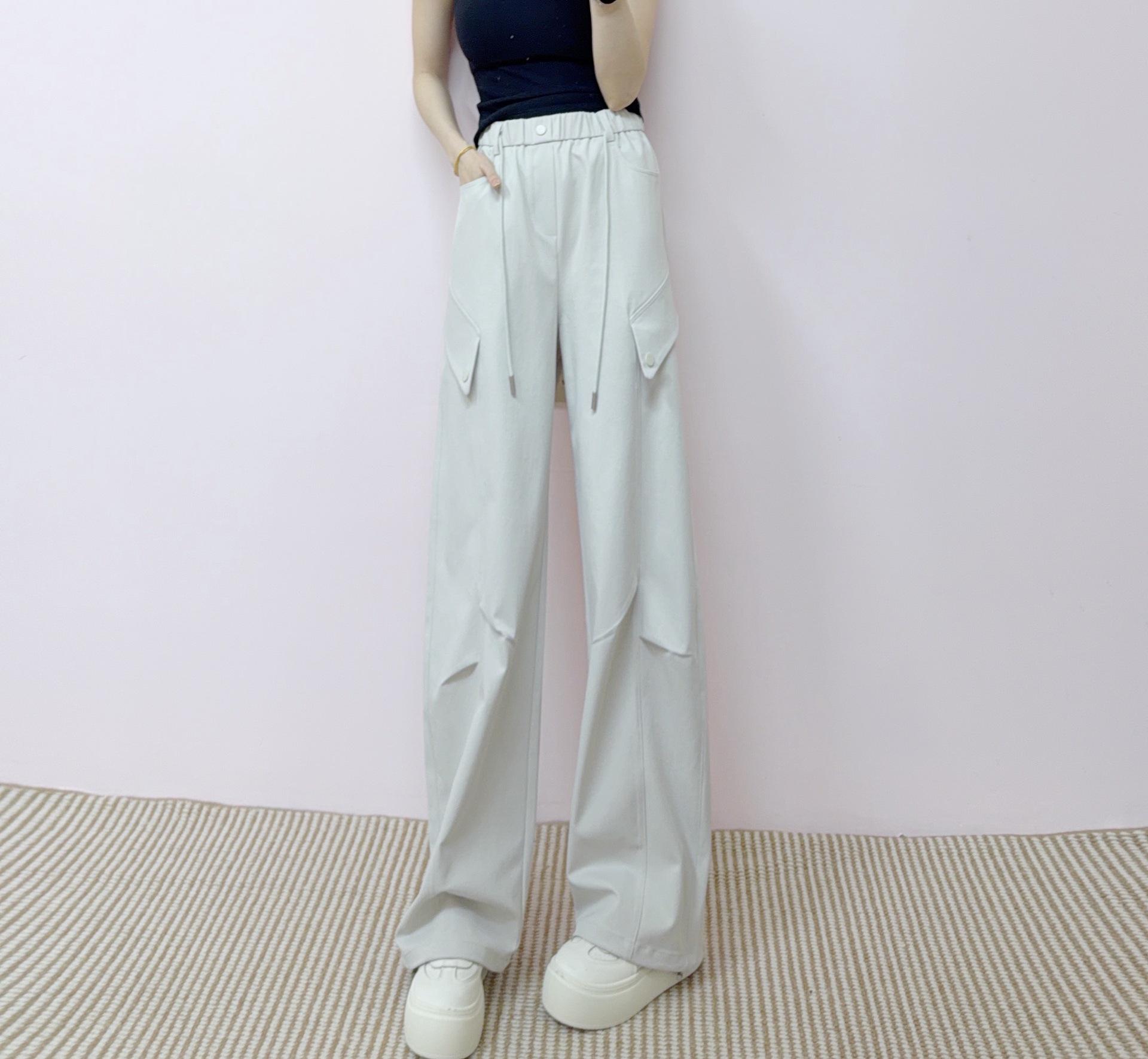 2026 Spring/Summer Soft High-Waisted Wide-Leg Cargo Pants 27 (85-100 lbs) бежевий
2026 Spring/Summer Soft High-Waisted Wide-Leg Cargo Pants 27 (85-100 lbs) бежевий