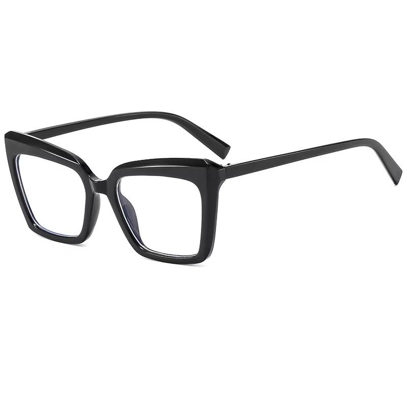 Vintage Luxury Cat Eye Square Frame Blue Light Blocking Glasses, Oversized & Face Slimming With Personalized Style 3879 чорний
Vintage Luxury Cat Eye Square Frame Blue Light Blocking Glasses, Oversized & Face Slimming With Personalized Style 3879 чорний