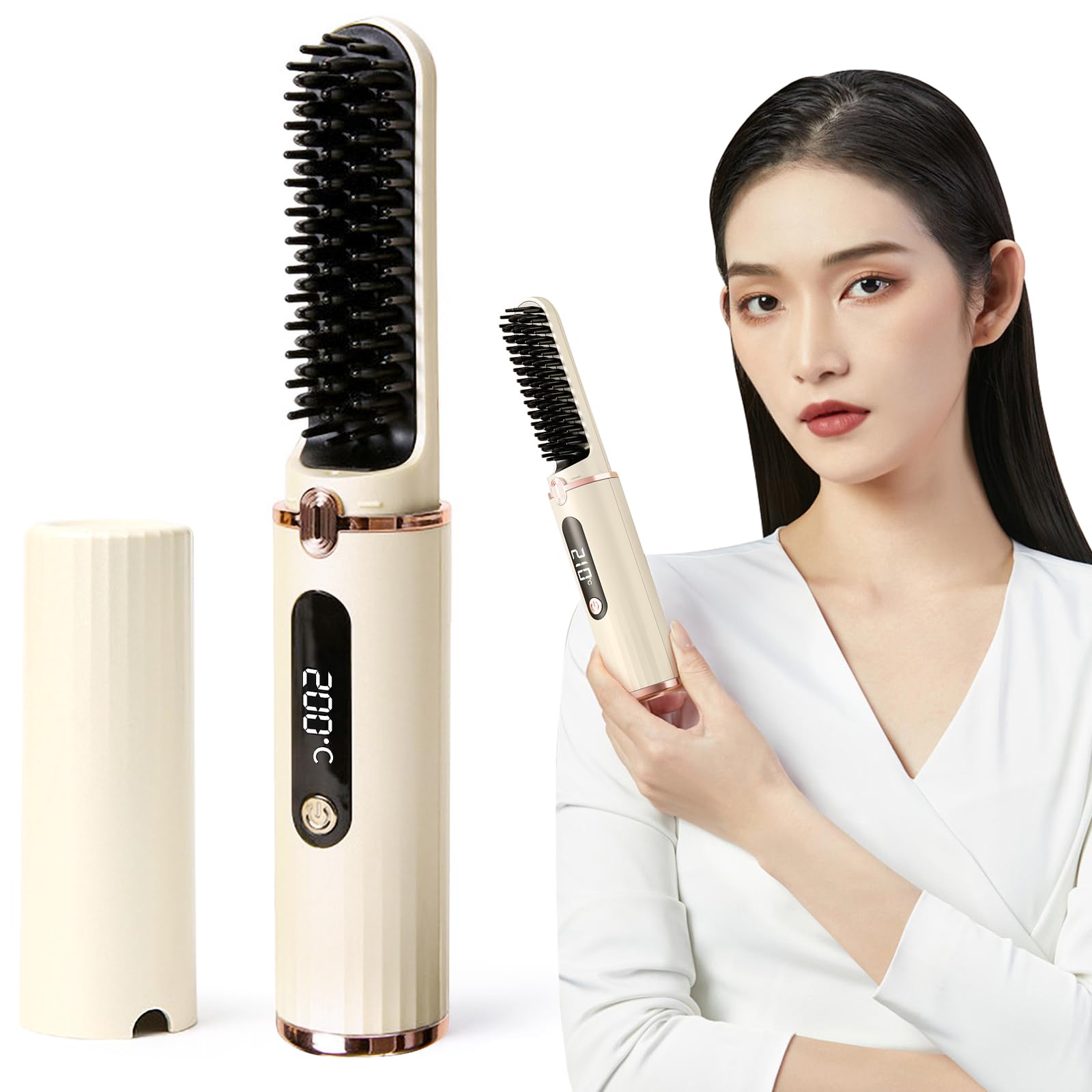 ifoofi Heat Brush Cordless Hair Iron Cordless Straight Iron Wireless Portable 4 Level Adjustment Therapy Design Iron Brush 15
ifoofi Heat Brush Cordless Hair Iron Cordless Straight Iron Wireless Portable 4 Level Adjustment Therapy Design Iron Brush 15