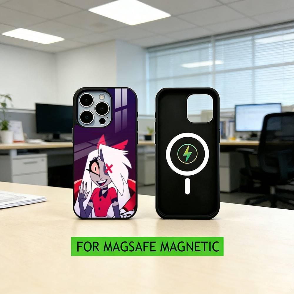 H-hazbin hotel V-veggie Phone Case For iPhone17,16,15,14,13,12,11 Plus,Pro Magnetic For Magsafe Wireless Charging iPhone15
H-hazbin hotel V-veggie Phone Case For iPhone17,16,15,14,13,12,11 Plus,Pro Magnetic For Magsafe Wireless Charging iPhone15