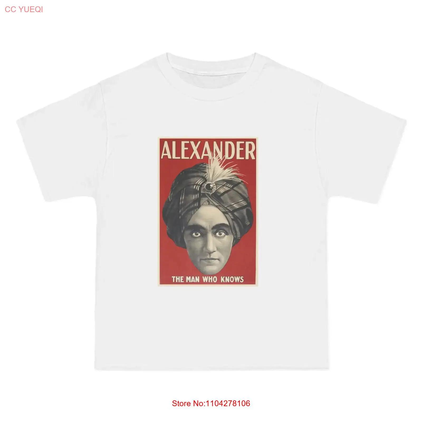 ALEXANDER THE MAN WHO KNOWS MAGICIAN Beefy T Shirt vintage Washed designer clothes fashion streetwear Slightly Breathable 5XL різнокольоровий
ALEXANDER THE MAN WHO KNOWS MAGICIAN Beefy T Shirt vintage Washed designer clothes fashion streetwear Slightly Breathable 5XL різнокольоровий