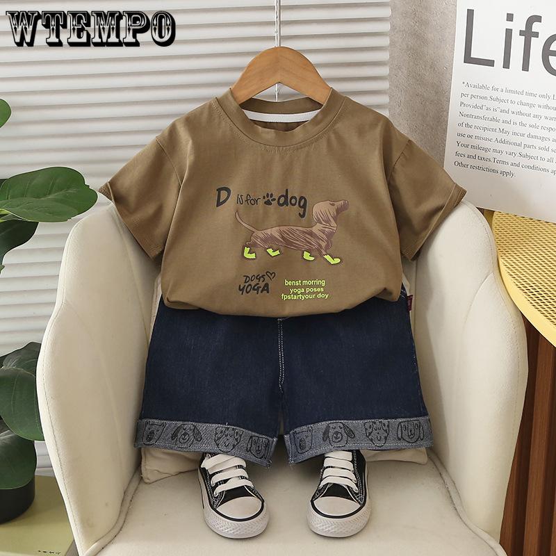 Boys Summer Outfit Thin Cartoon Children s Short Sleeved Set Summer T-shirt+shorts Two-piece Set 120 помаранчевий
Boys Summer Outfit Thin Cartoon Children s Short Sleeved Set Summer T-shirt+shorts Two-piece Set 120 помаранчевий