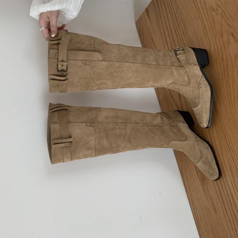 Pointed High Heel Suede Pile Boots Women s Boots 2025 Fall/Winter Western Cowboy Boots Skinny Knight Boots 39
Pointed High Heel Suede Pile Boots Women s Boots 2025 Fall/Winter Western Cowboy Boots Skinny Knight Boots 39