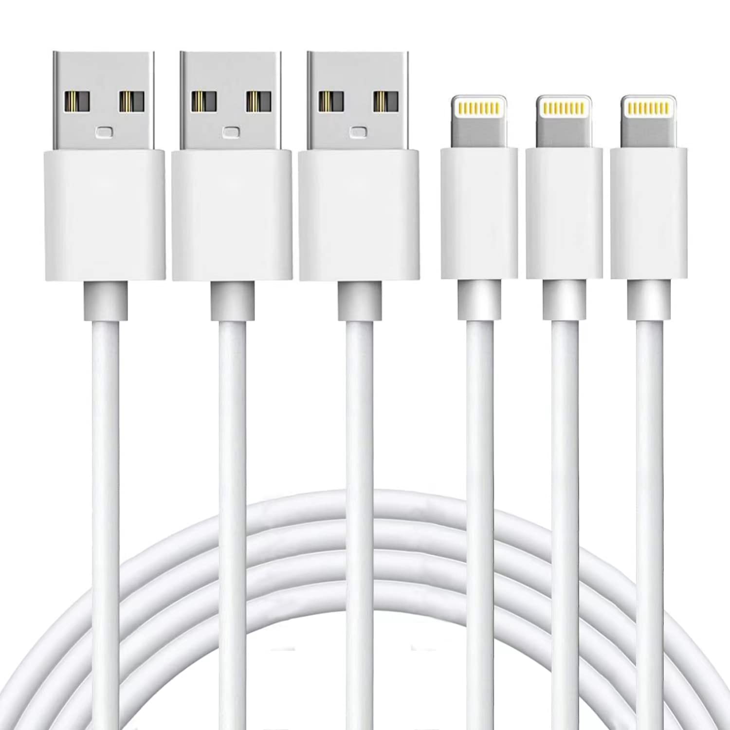 MFi Certified iPhone Charging Cable Genuine Lightning Cable 2M Set of 3 iPhone Charger Cable Lightning Cable iPhone Charging Cable Fast Charging Ultra
MFi Certified iPhone Charging Cable Genuine Lightning Cable 2M Set of 3 iPhone Charger Cable Lightning Cable iPhone Charging Cable Fast Charging Ultra