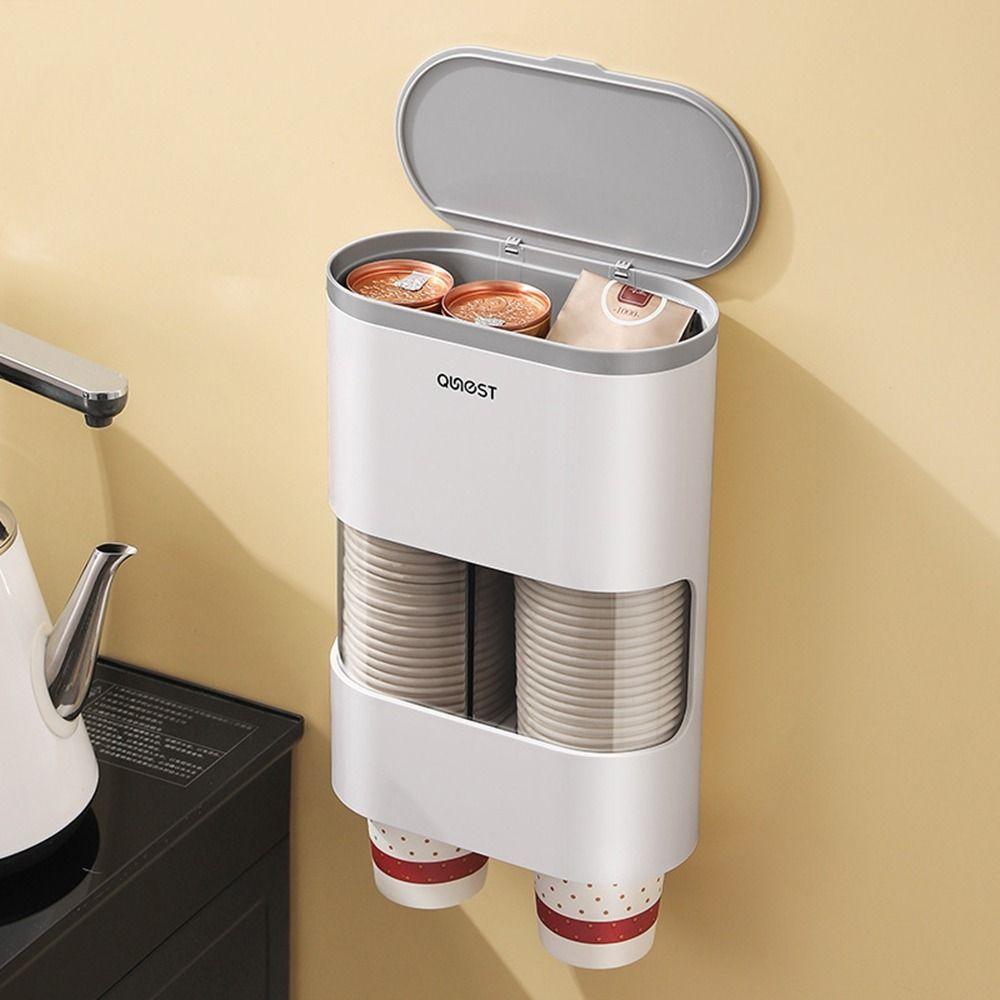 Plastic Double Tube Cup Dispense Self Adhesive Disposable Cups Holder Paper Cup Dispenser for Home синий
Plastic Double Tube Cup Dispense Self Adhesive Disposable Cups Holder Paper Cup Dispenser for Home синий