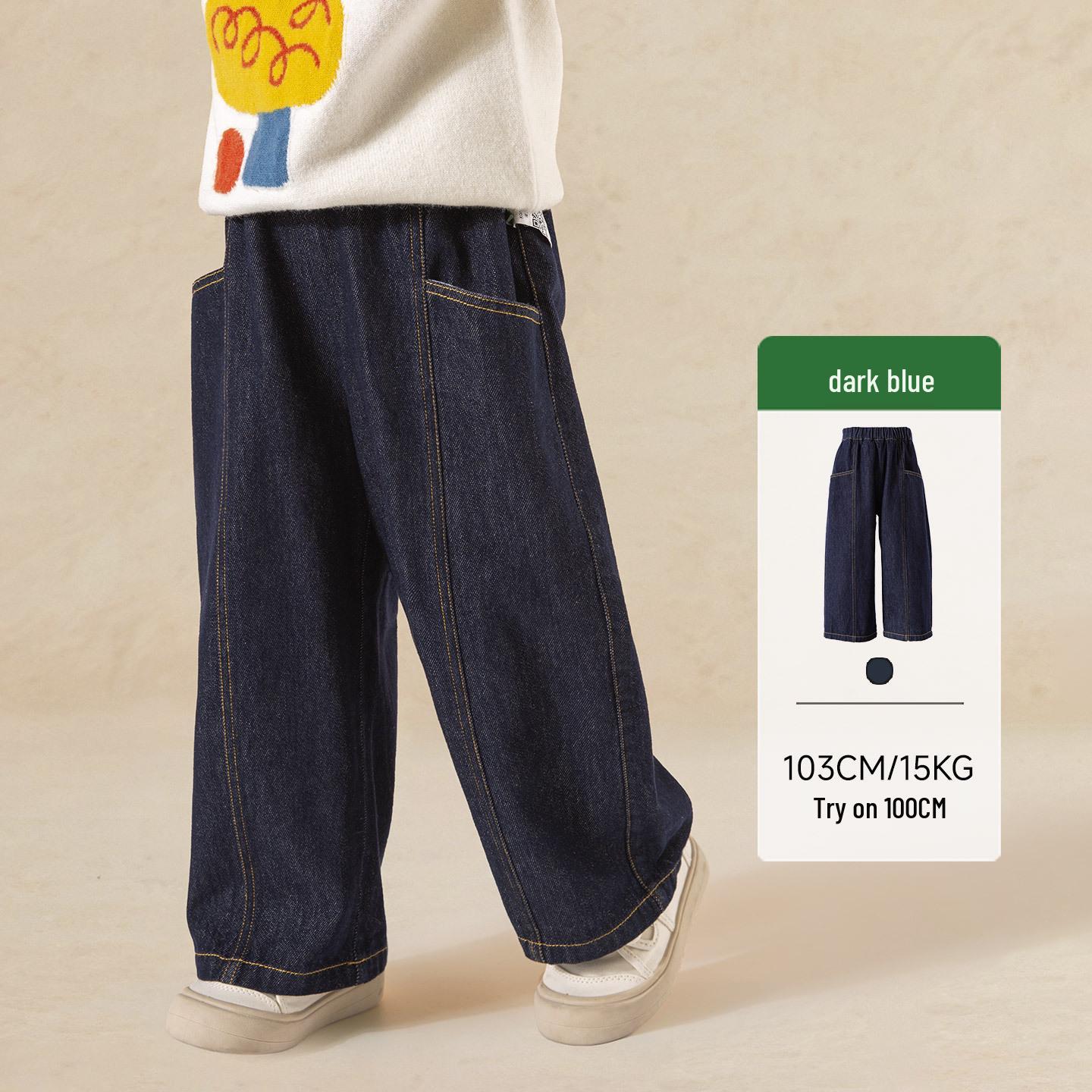 2025 Autumn Korean Style Kids Casual Loose-Fit Jeans 110 cm темно-синий
2025 Autumn Korean Style Kids Casual Loose-Fit Jeans 110 cm темно-синий