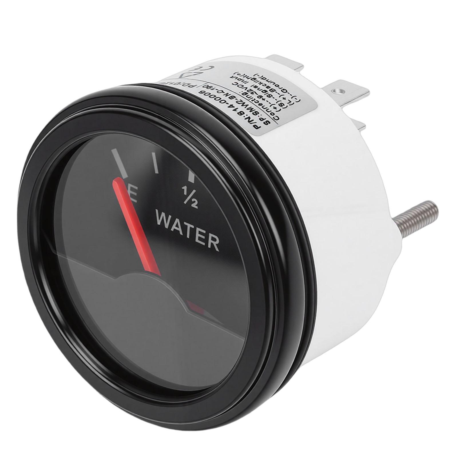 Pointer Water Level Gauge 52mm Mounting Hole Universal 9 32V 0 190 Ohm for Marine Boats Trucks RVs Generator Sets Buses
Pointer Water Level Gauge 52mm Mounting Hole Universal 9 32V 0 190 Ohm for Marine Boats Trucks RVs Generator Sets Buses