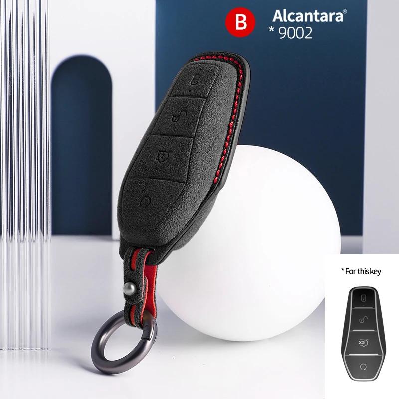 For BYD EA1 Han EV Qin Song Plus Dmi Yuan Plus Tang Atto 3 EV Car Key Case Accessories Styling Suede Leather Key Cover Keychain
For BYD EA1 Han EV Qin Song Plus Dmi Yuan Plus Tang Atto 3 EV Car Key Case Accessories Styling Suede Leather Key Cover Keychain