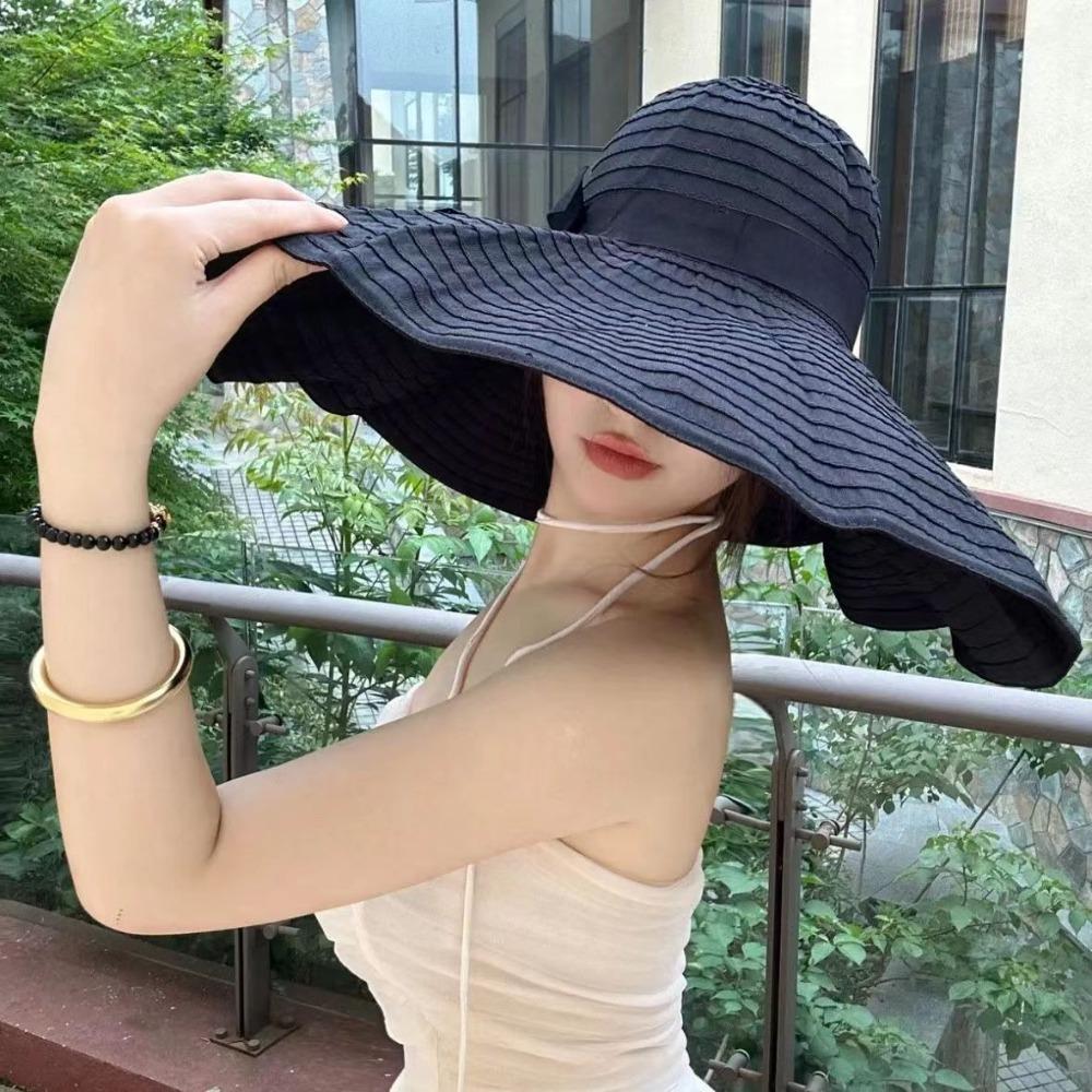 Anti-UV Sun Hat Oversized Brim Bow Beach Hat Summer Travel Sunscreen Hat зелений
Anti-UV Sun Hat Oversized Brim Bow Beach Hat Summer Travel Sunscreen Hat зелений