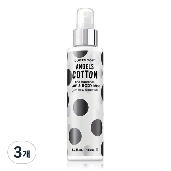 Duft & Doft Fine Fragrance спрей для волос и тела Angel Cotton, 3 упаковки, 150 мл
Duft & Doft Fine Fragrance спрей для волос и тела Angel Cotton, 3 упаковки, 150 мл