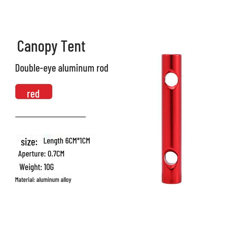 Outdoor Aluminum Alloy Double Eye Rod Pull Rope Buckle, Small Ground Stake, Windproof Rope Tent Adjustment Fixing Buckle червоний
Outdoor Aluminum Alloy Double Eye Rod Pull Rope Buckle, Small Ground Stake, Windproof Rope Tent Adjustment Fixing Buckle червоний