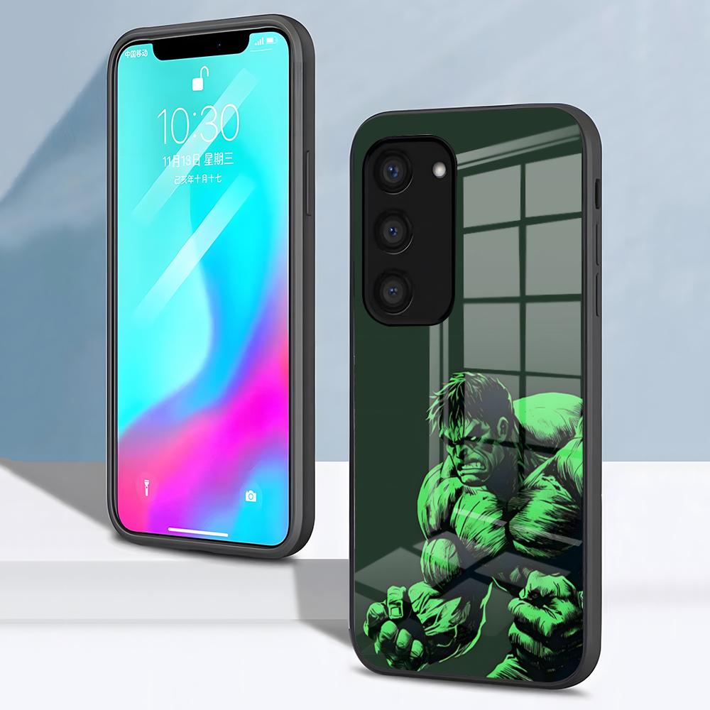 Superhero H-Hulk Phone Case For Samsung S26 S25 S24 FE S23 S22 S21 Plus S20 Ultra Note20Ultra Black Glass Cover Galaxy S23 Ultra
Superhero H-Hulk Phone Case For Samsung S26 S25 S24 FE S23 S22 S21 Plus S20 Ultra Note20Ultra Black Glass Cover Galaxy S23 Ultra