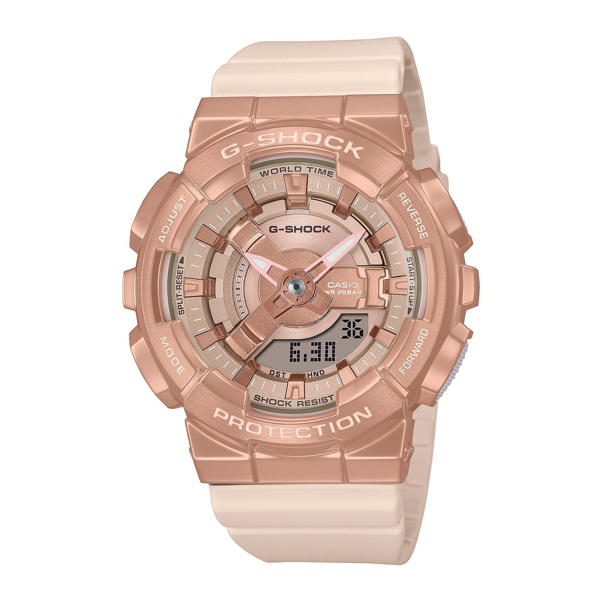 Casio Men s Stainless Steel 200M Water Resistant Analog Shock Resistant Quartz Watch GM-S110PG-4A розовый
Casio Men s Stainless Steel 200M Water Resistant Analog Shock Resistant Quartz Watch GM-S110PG-4A розовый