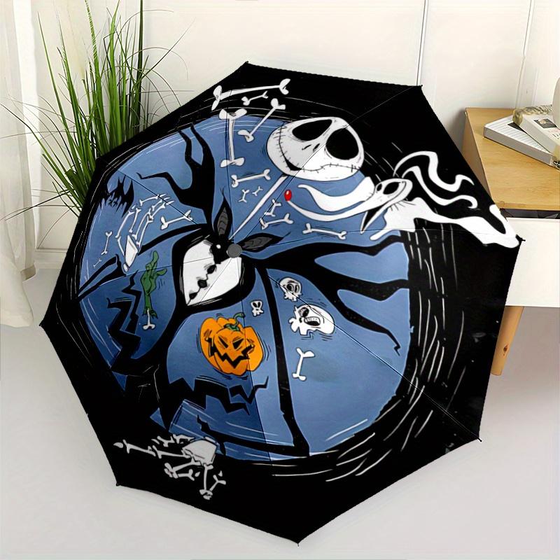 1pc Pumpkin Jack Cartoon Umbrella, Portable 3-Fold Compact Umbrella, Suitable for Camping, Hiking and Travel, Ideal Easter Birthday Gift for
1pc Pumpkin Jack Cartoon Umbrella, Portable 3-Fold Compact Umbrella, Suitable for Camping, Hiking and Travel, Ideal Easter Birthday Gift for