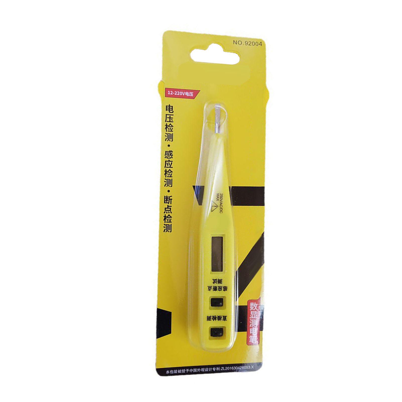 Induction Power Failure Test Pen High Accuracy Multifunctional Digital Voltage Tester Pen
Induction Power Failure Test Pen High Accuracy Multifunctional Digital Voltage Tester Pen