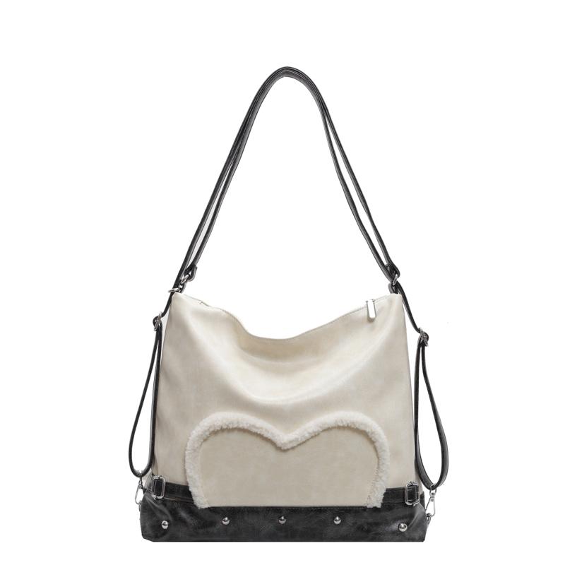 Сумка-тоут женская, большая вместимость, сумка через плечо для поездок на работу, многофункциональная сумка через плечо, дорожный рюкзак бежевый