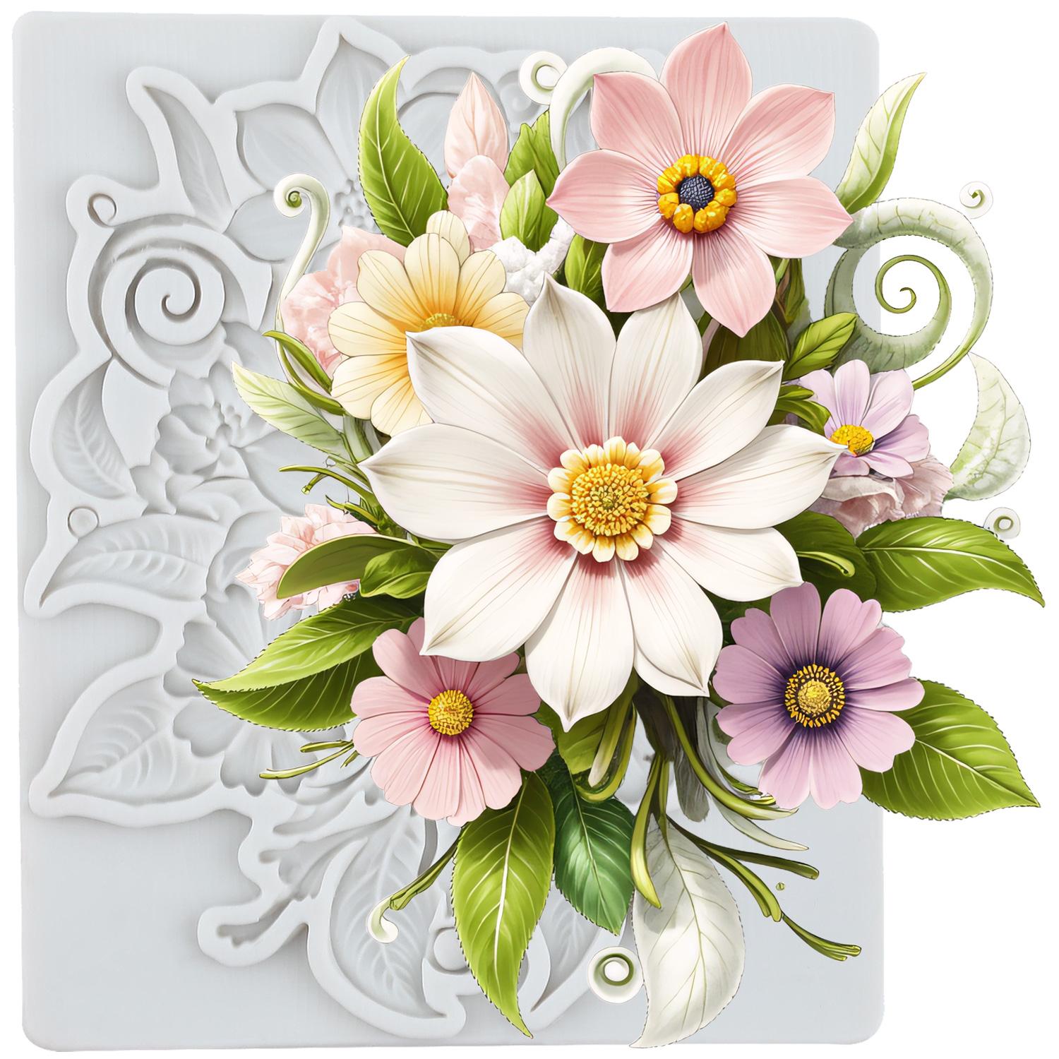Flower Silicone Molds Chrysanthemum Poppy Flower Fondant Mold Cake Decorating Tools Cupcake Topper Candy Chocolate Gumpaste Mold сірий колір
Flower Silicone Molds Chrysanthemum Poppy Flower Fondant Mold Cake Decorating Tools Cupcake Topper Candy Chocolate Gumpaste Mold сірий колір