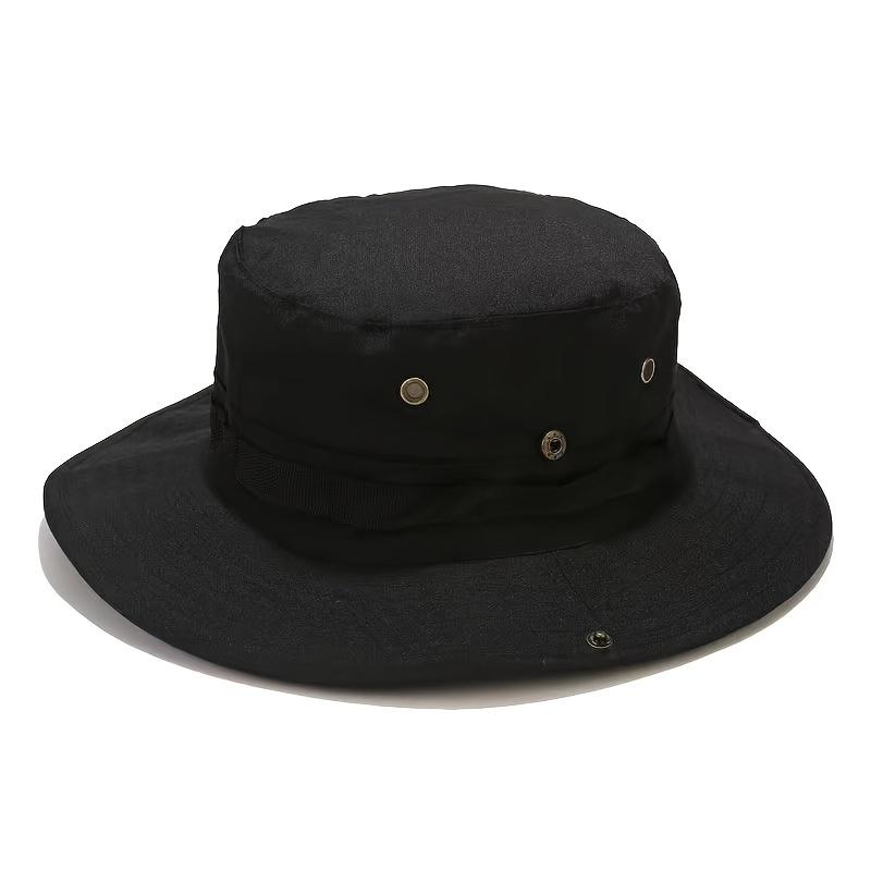 Unisex Sun Hat for Outdoor Fishing Hiking Hunting UV Protection Breathable Foldable Adjustable Chin Strap Wide Brim Boonie Hat чорний
Unisex Sun Hat for Outdoor Fishing Hiking Hunting UV Protection Breathable Foldable Adjustable Chin Strap Wide Brim Boonie Hat чорний