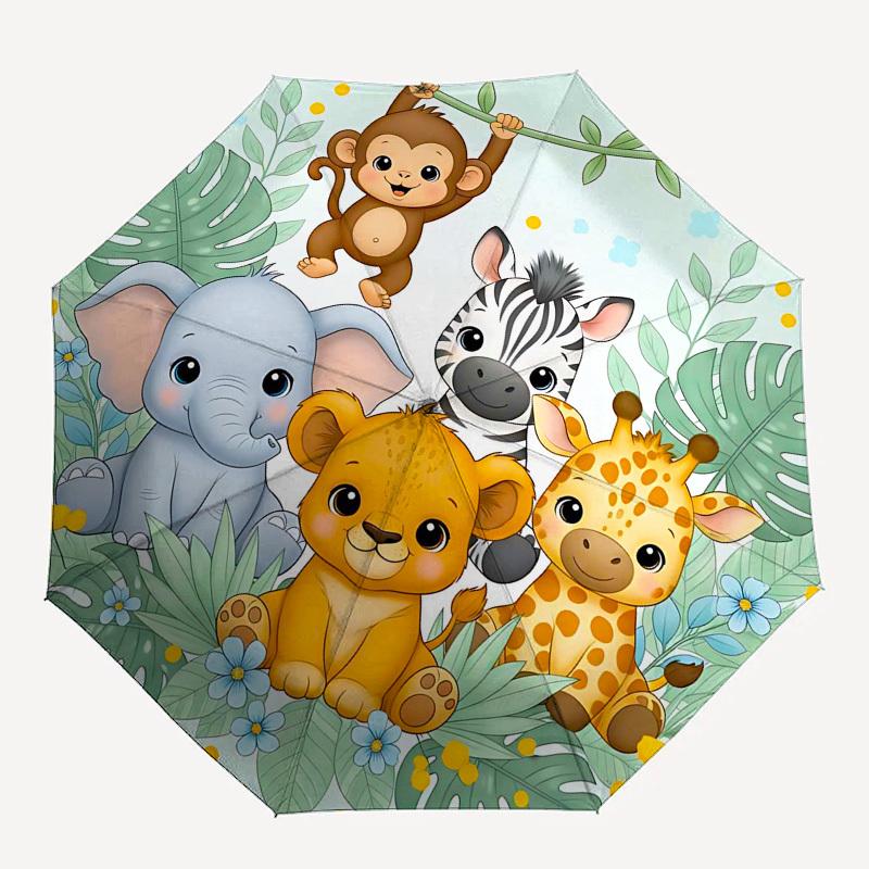 1PC jungle animals Umbrella-8-Rib Reinforced Portable Folding Travel Suitable for All Seasons Outdoor Daily , Fun Design-Z0439
1PC jungle animals Umbrella-8-Rib Reinforced Portable Folding Travel Suitable for All Seasons Outdoor Daily , Fun Design-Z0439