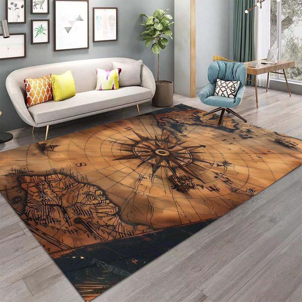 Vintage World Map Carpet Antique Design Large Area Rug Non Slip Floor Mat for Living Room Library Home Decor 40X60CM
Vintage World Map Carpet Antique Design Large Area Rug Non Slip Floor Mat for Living Room Library Home Decor 40X60CM