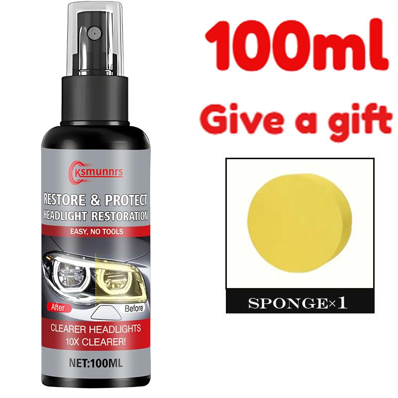 100ML Ceramic Headlight Repair Spray | Premium Automotive Tools - Removes yellowing and oxidation, restores clarity, and provide 100ml
100ML Ceramic Headlight Repair Spray | Premium Automotive Tools - Removes yellowing and oxidation, restores clarity, and provide 100ml