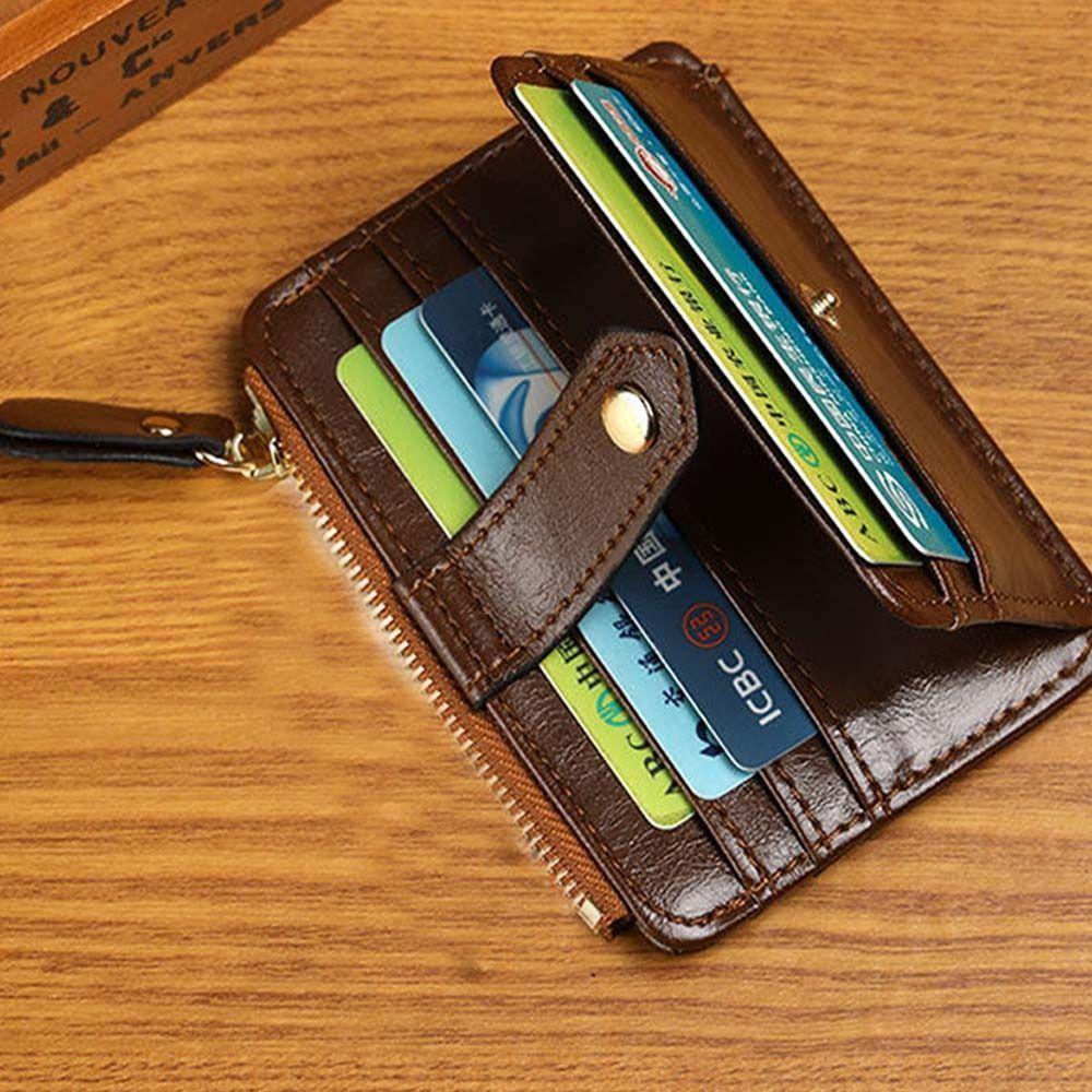 Korean Style Mini Wallet Multiple Card Slots Zipper Coin Purse Portable Retro Card Bag Women чёрный
Korean Style Mini Wallet Multiple Card Slots Zipper Coin Purse Portable Retro Card Bag Women чёрный