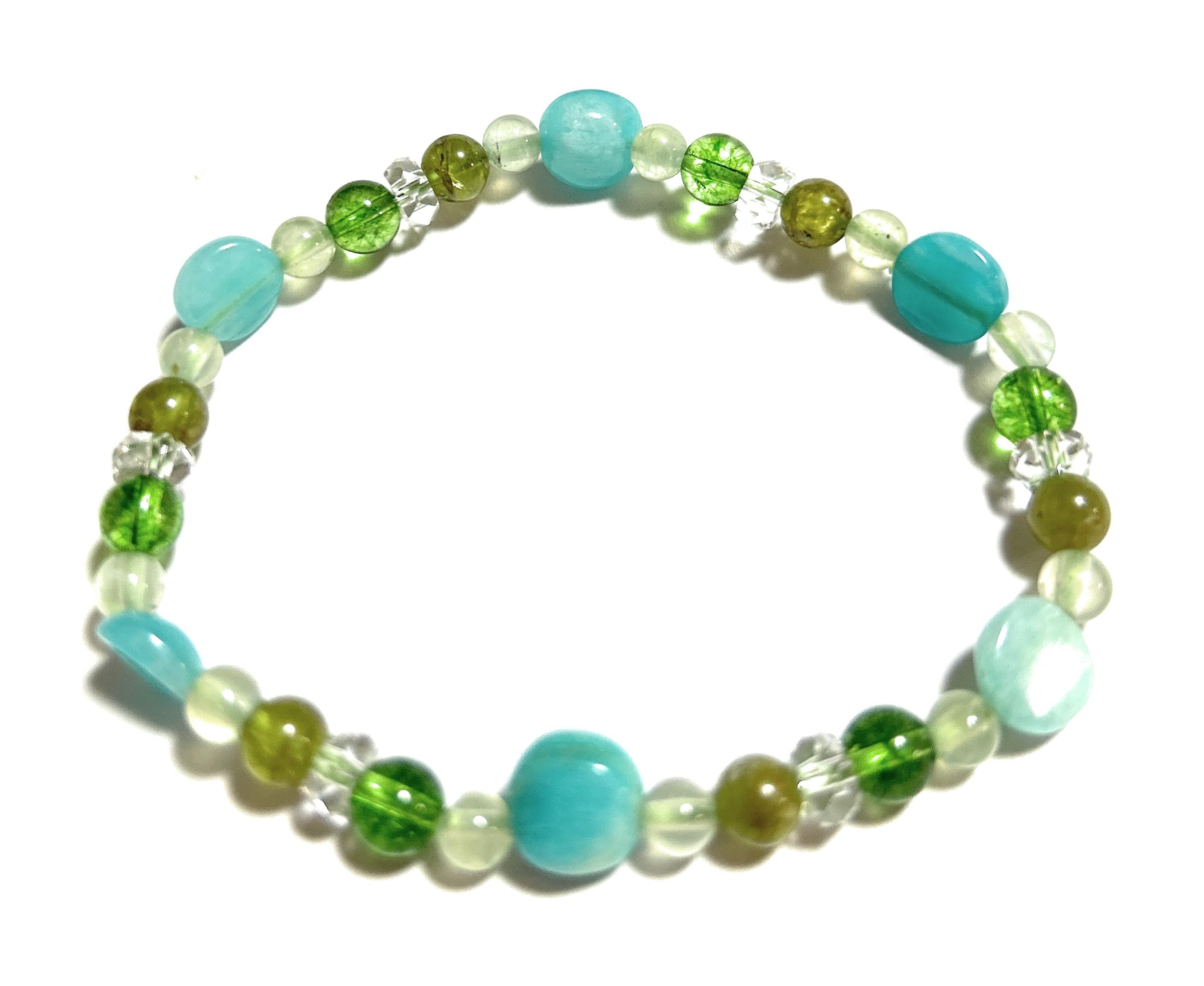 Браслет з натурального каменю, енергетичного каменю, перидот, крижаний амазоніт, преніт, колір перидоту, кристалічний амулет кохання, зелений колір, унісекс, внутрішній діаметр 18 см, зроблено в
Браслет з натурального каменю, енергетичного каменю, перидот, крижаний амазоніт, преніт, колір перидоту, кристалічний амулет кохання, зелений колір, унісекс, внутрішній діаметр 18 см, зроблено в