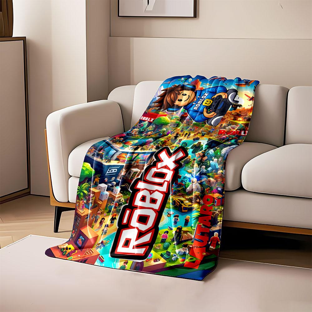 Bright, colorful Roblox-themed scene filled with characters and activities. for all seasons blanket lunch break throw gift 80cm x 120cm
Bright, colorful Roblox-themed scene filled with characters and activities. for all seasons blanket lunch break throw gift 80cm x 120cm
