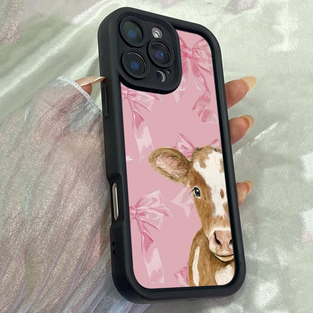 JT433 Прекрасная Розовая Фермерская Корова с Розовыми Бантиками для iPhone 17 16 15 14 Pro Max Samsung S26 S25 Ultra A17 A07 A56 A16 Xiaomi 15T Redmi 15c Note 14 Мягкий Чехол for iPhone 5/5s чёрный
JT433 Прекрасная Розовая Фермерская Корова с Розовыми Бантиками для iPhone 17 16 15 14 Pro Max Samsung S26 S25 Ultra A17 A07 A56 A16 Xiaomi 15T Redmi 15c Note 14 Мягкий Чехол for iPhone 5/5s чёрный