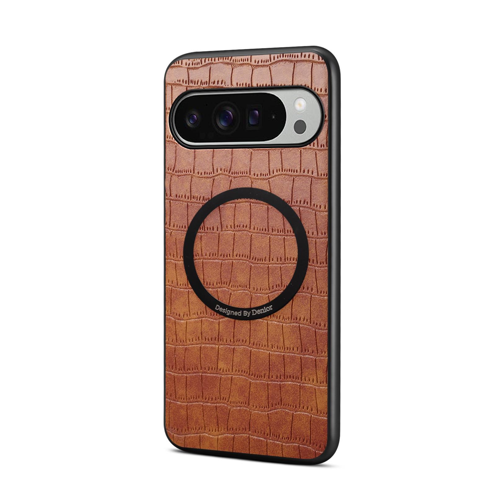 Denior Pixel 10 Pro XL Magnetic Crocodile Pattern Faux Leather Phone Case Cover for Google 9 Pro 10A Pixel 7A коричневый
Denior Pixel 10 Pro XL Magnetic Crocodile Pattern Faux Leather Phone Case Cover for Google 9 Pro 10A Pixel 7A коричневый